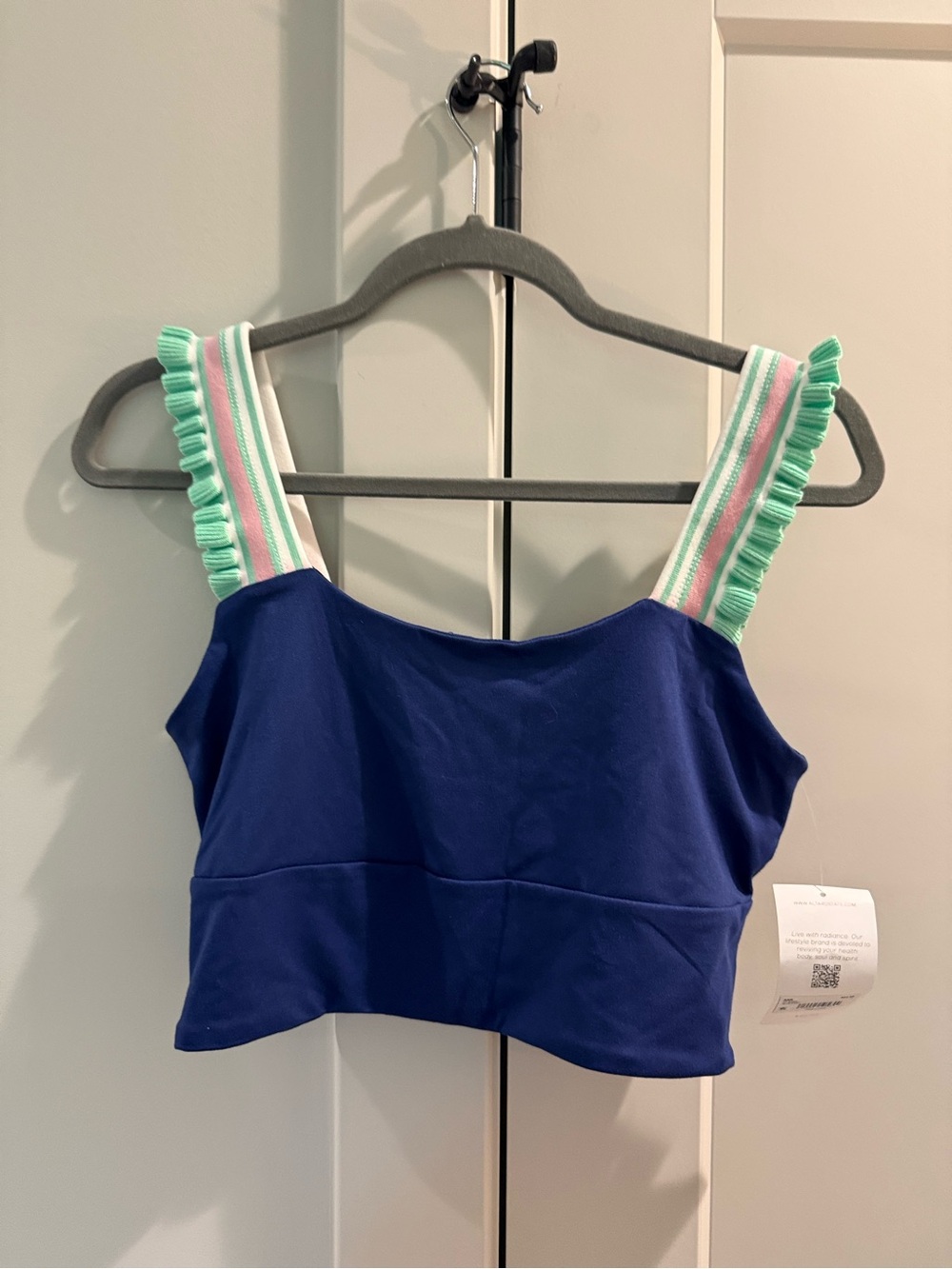 Altar'd State Navy Blue Top with Tag